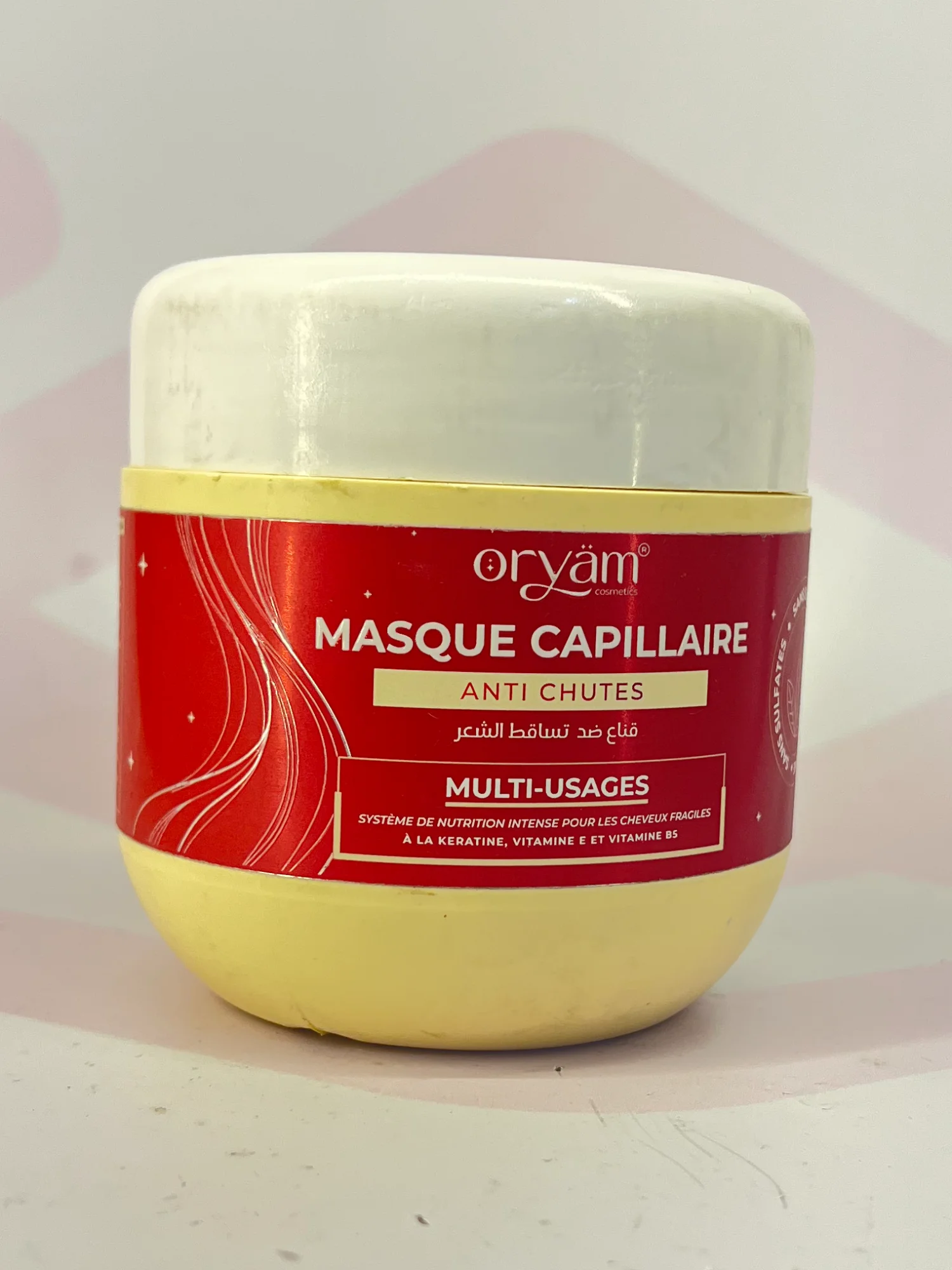 Oryam Masque Capillaires Rouge